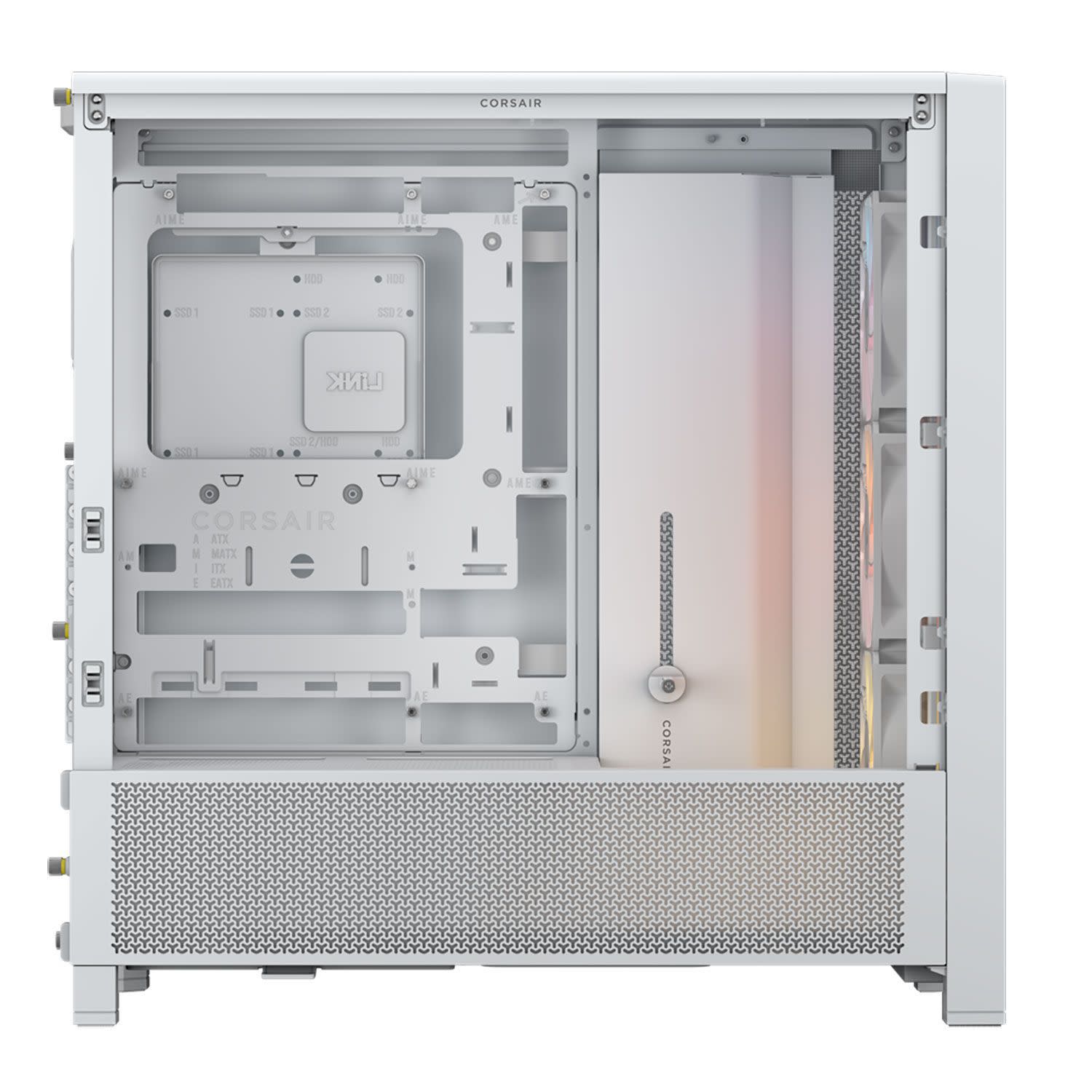 Εικόνα 5 του Corsair Case 4000D Frame ARGB TG Midi White