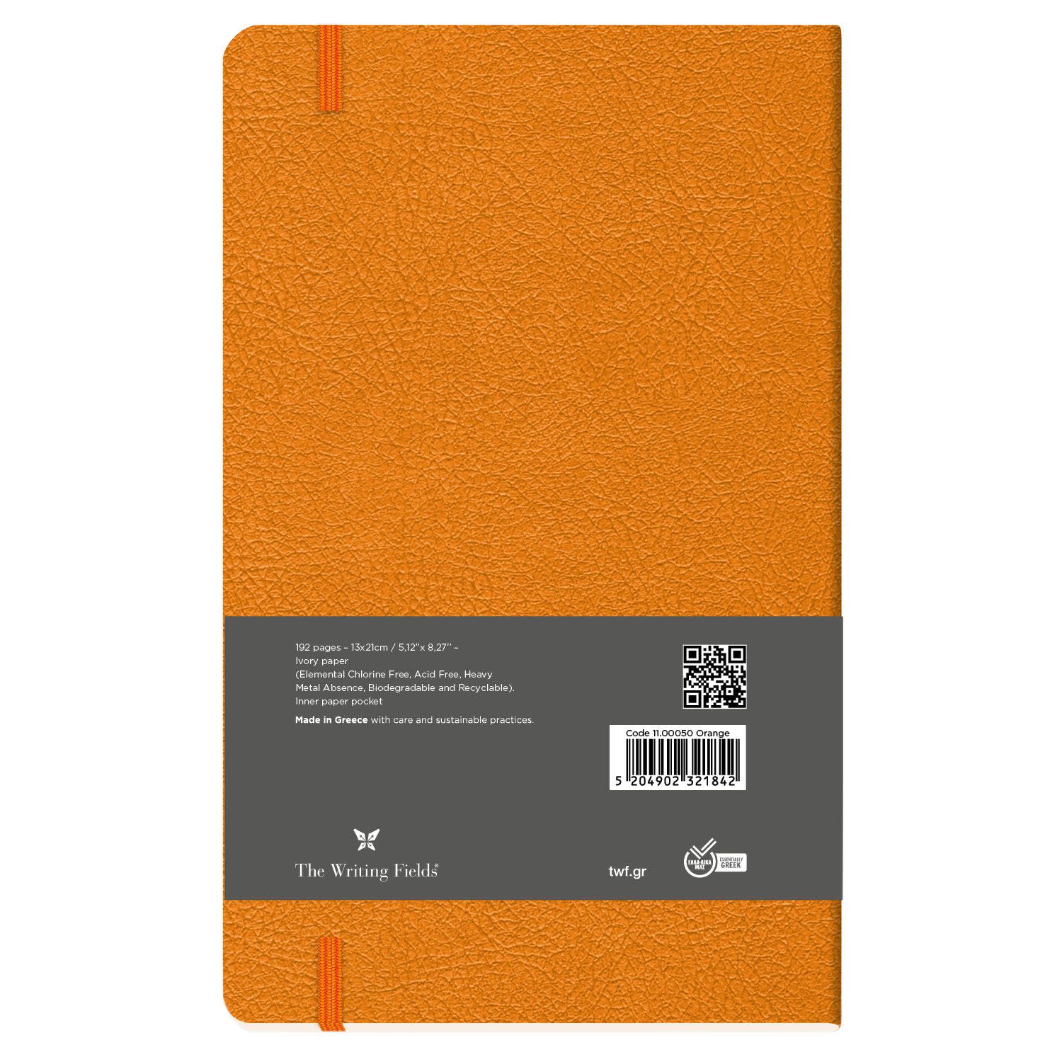 Εικόνα 4 του The Writing Fields Σημειωματάριο Softline 13x21cm Orange