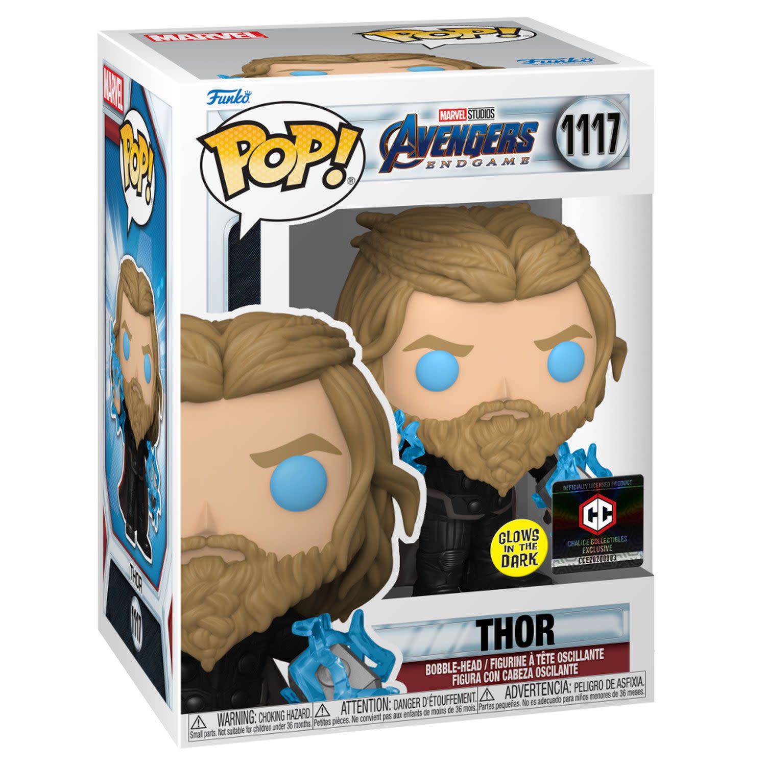 Funko Pop! Marvel: Avengers - Thor with Thunder #1117 Bobble-Head