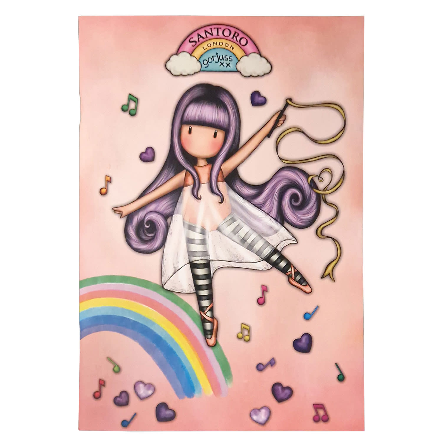 Εικόνα 2 του Graffiti Τετράδιο Ριγέ 17x25 Gorjuss 40 Φύλλων