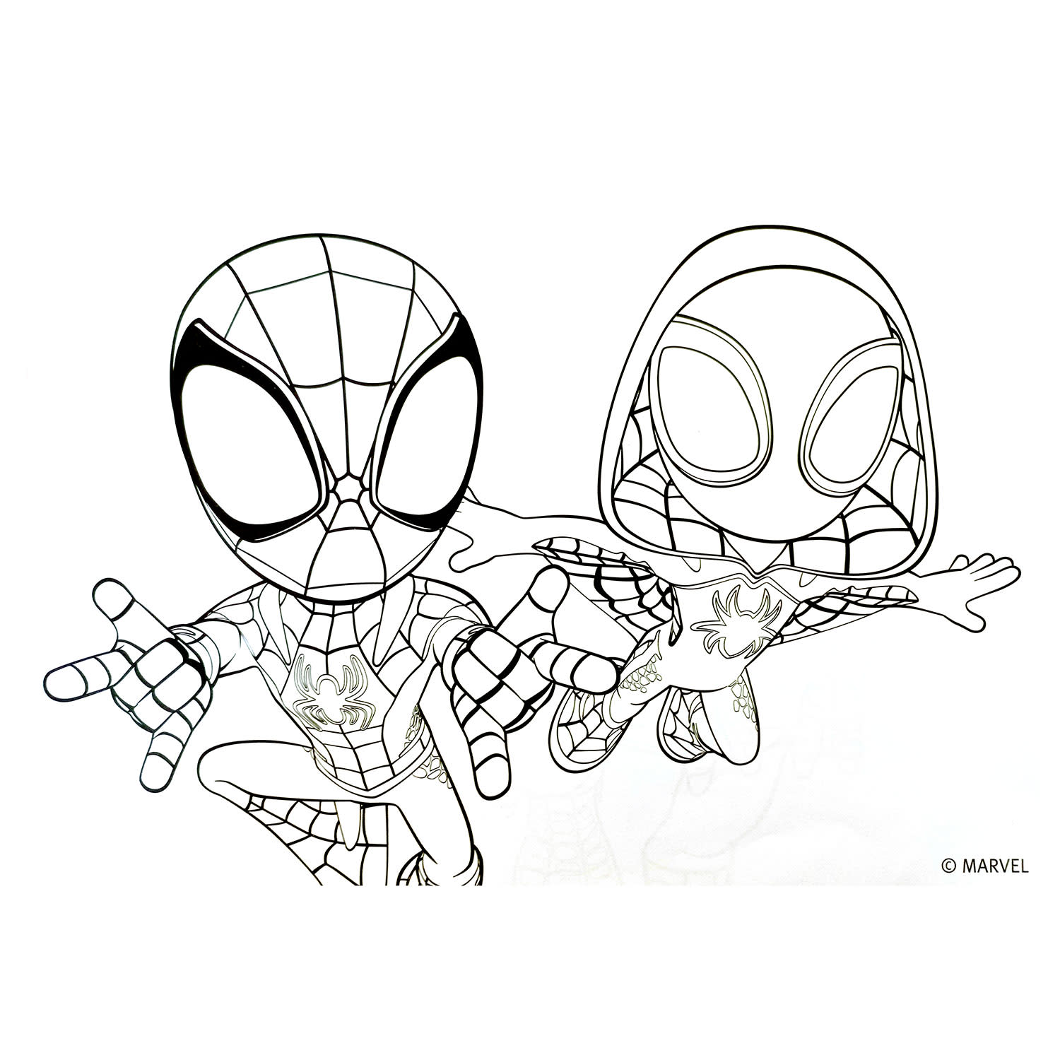 Εικόνα 3 του Gim Μπλοκ Ζωγραφικής 23x33 & Αυτοκόλλητα Spidey Dino Webs 40 Φύλλων