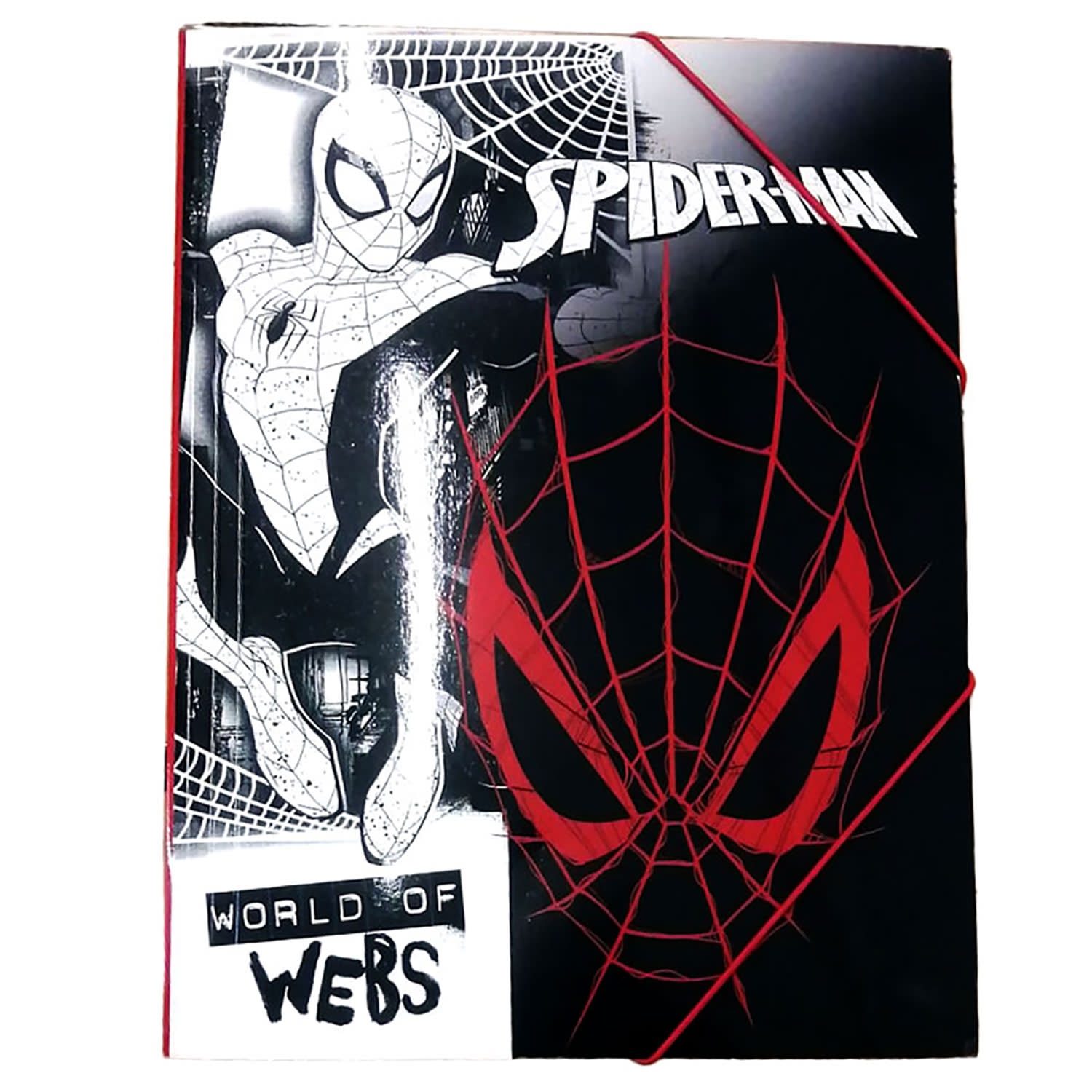 Εικόνα 1 του Gim Φάκελος με Αυτιά και Λάστιχο Α4 Spiderman World Of Webs