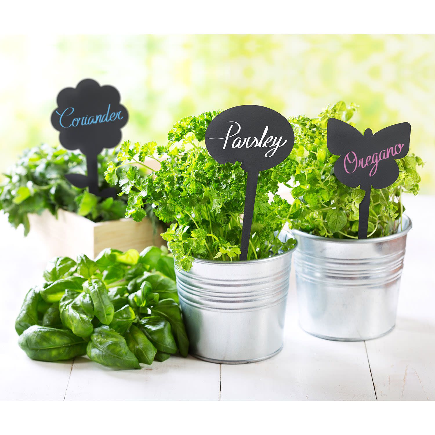 Κάνε κλικ για να δεις την εικόνα 8 του Securit Ετικέτες Μαυροπίνακα Λουλούδι 18X7X0,1cm