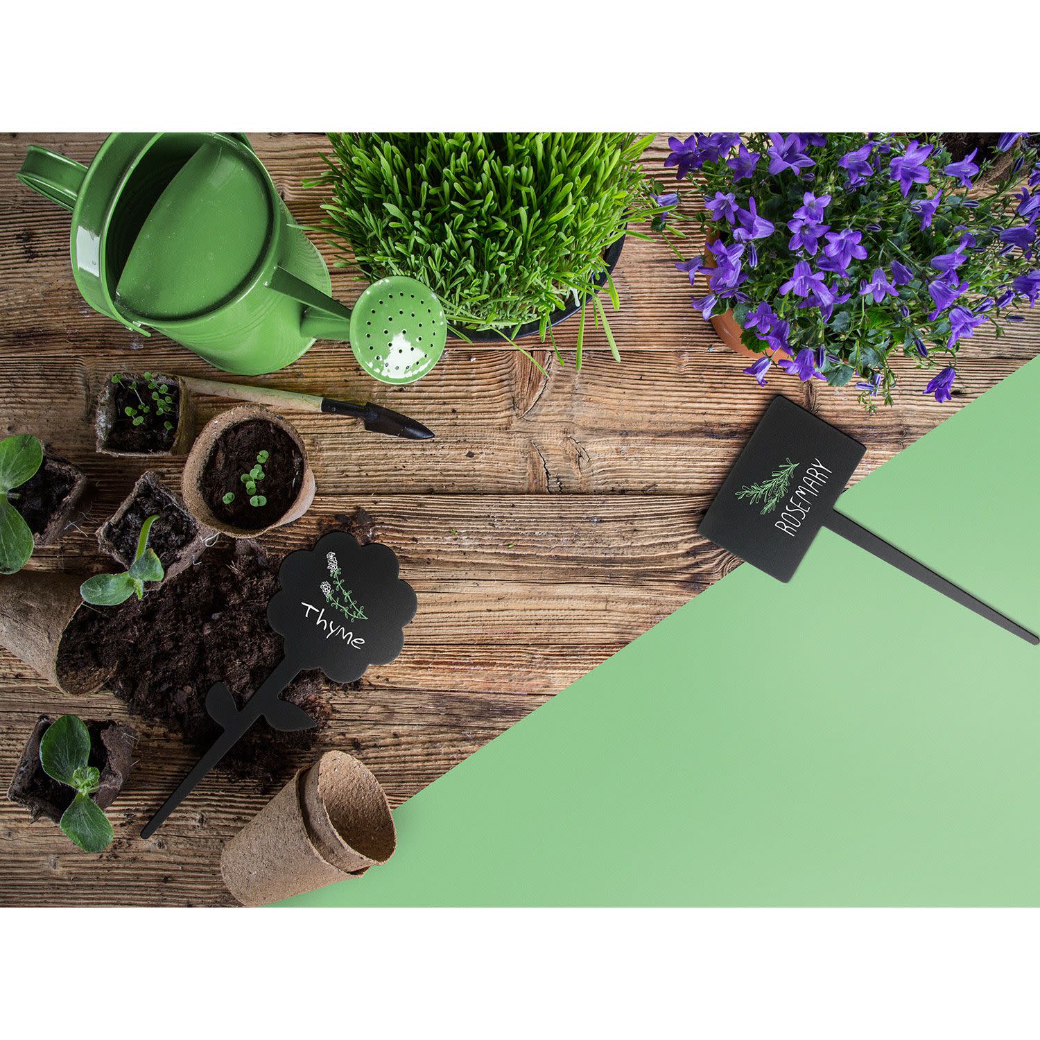 Κάνε κλικ για να δεις την εικόνα 10 του Securit Ετικέτες Μαυροπίνακα Λουλούδι 18X7X0,1cm