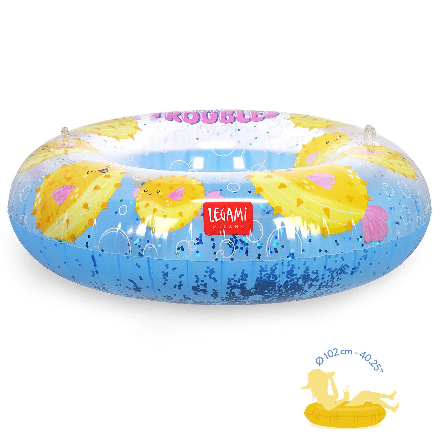 Εικόνα 4 του Legami Φουσκωτό Δαχτυλίδι Πισίνας Pufferfish