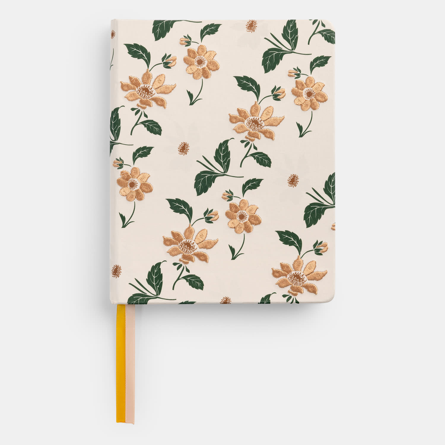 Sentio Σημειωματάριο Δετό με Υφασμάτινο Εξώφυλλο Α5 Ριγέ 112φ Sunflora