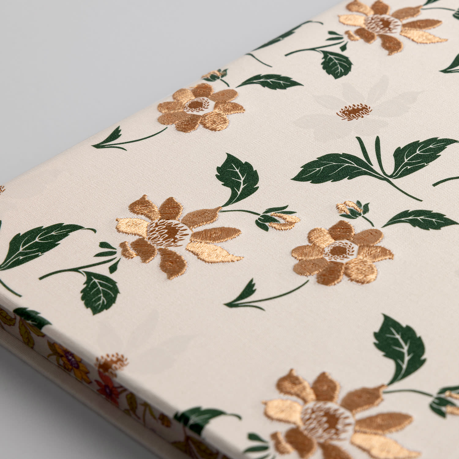 Εικόνα 4 του Sentio Σημειωματάριο Δετό με Υφασμάτινο Εξώφυλλο Α5 Ριγέ 112φ Sunflora