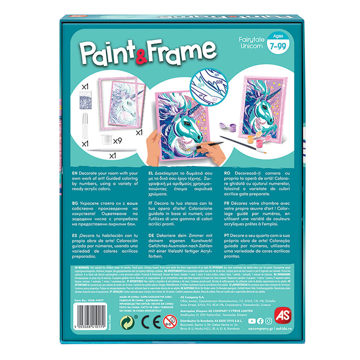 Εικόνα 6 του AS Paint & Frame Fairytale Unicorn