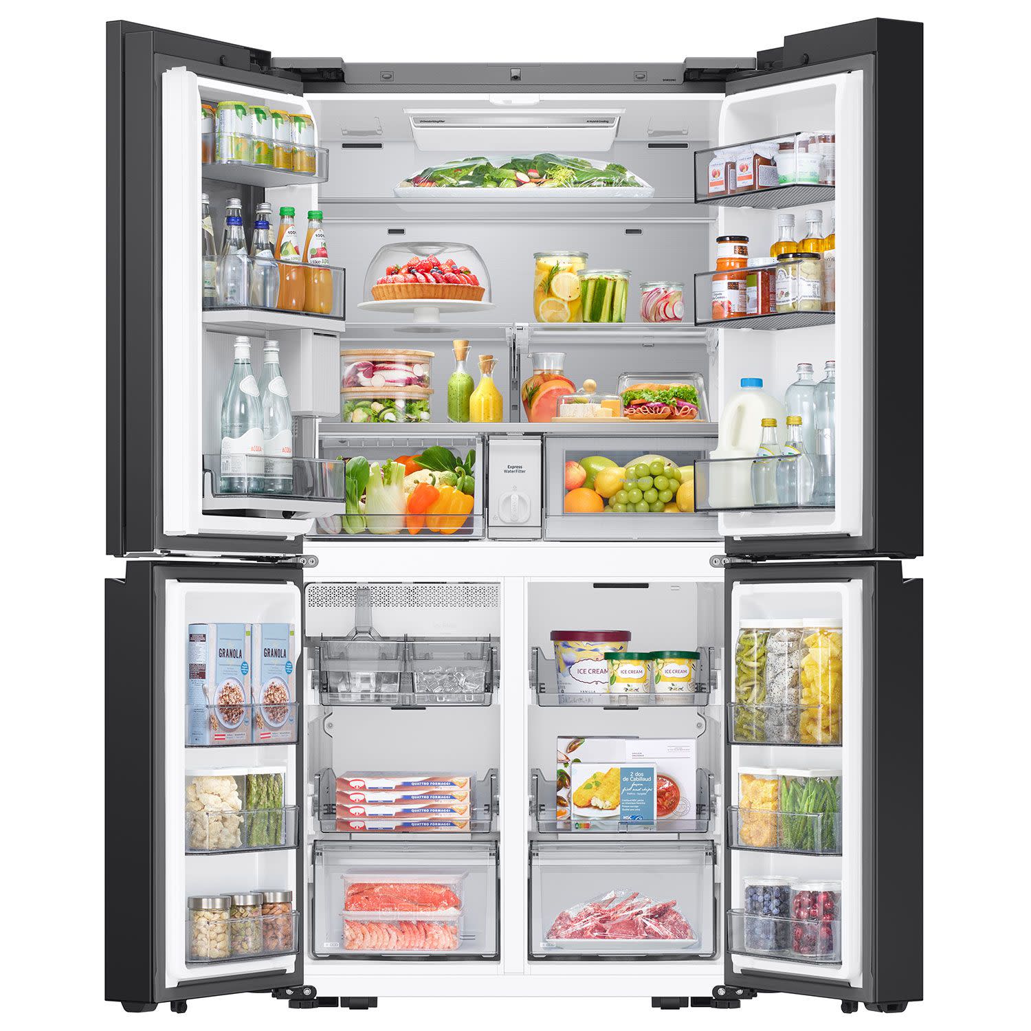 Εικόνα 4 του Samsung RM90F67CECEF Ντουλάπα Σκούρο Ανθρακί