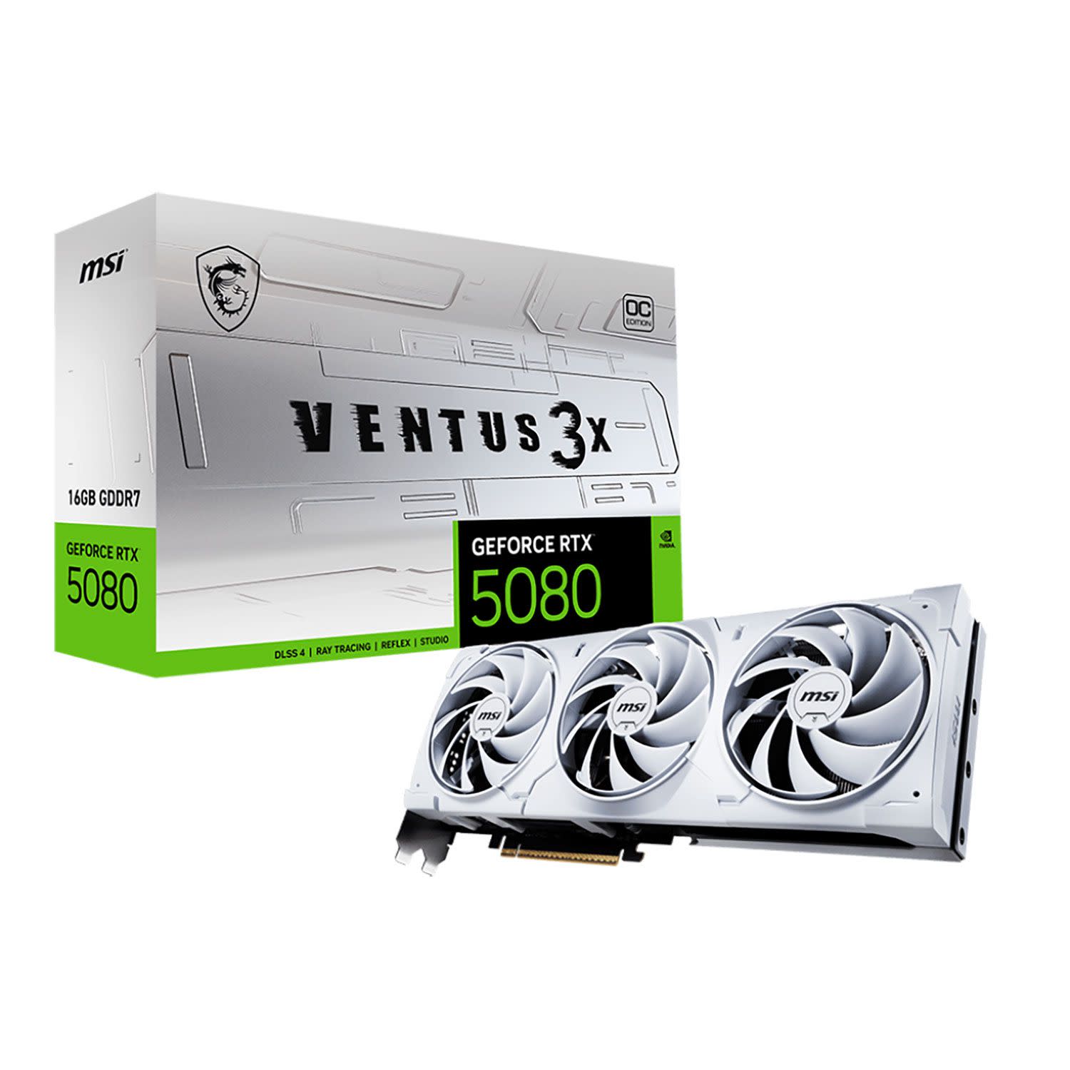 MSI VGA GeForce RTX 5080 Ventus 3X White OC