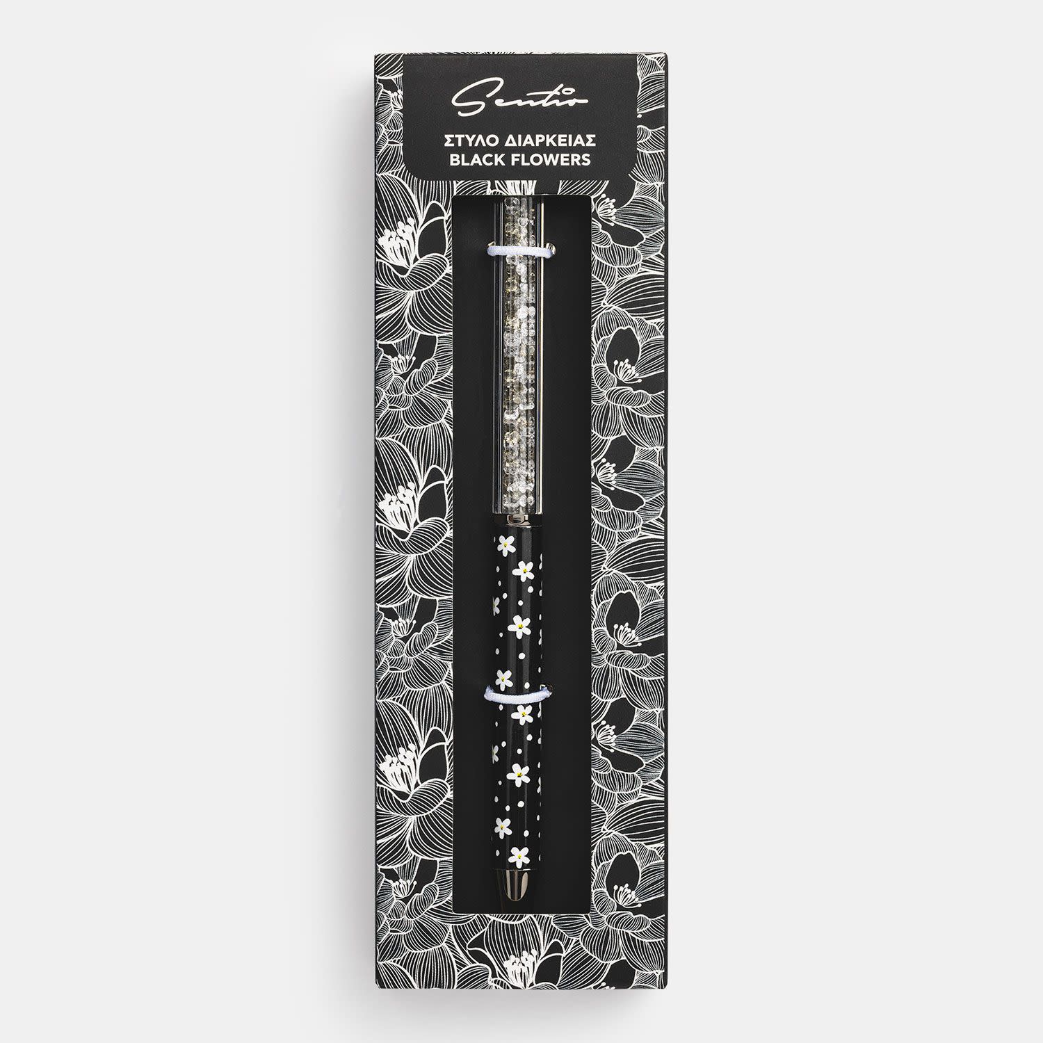 Κάνε κλικ για να δεις την εικόνα 4 του Sentio Στυλό Διαρκείας Black Flowers