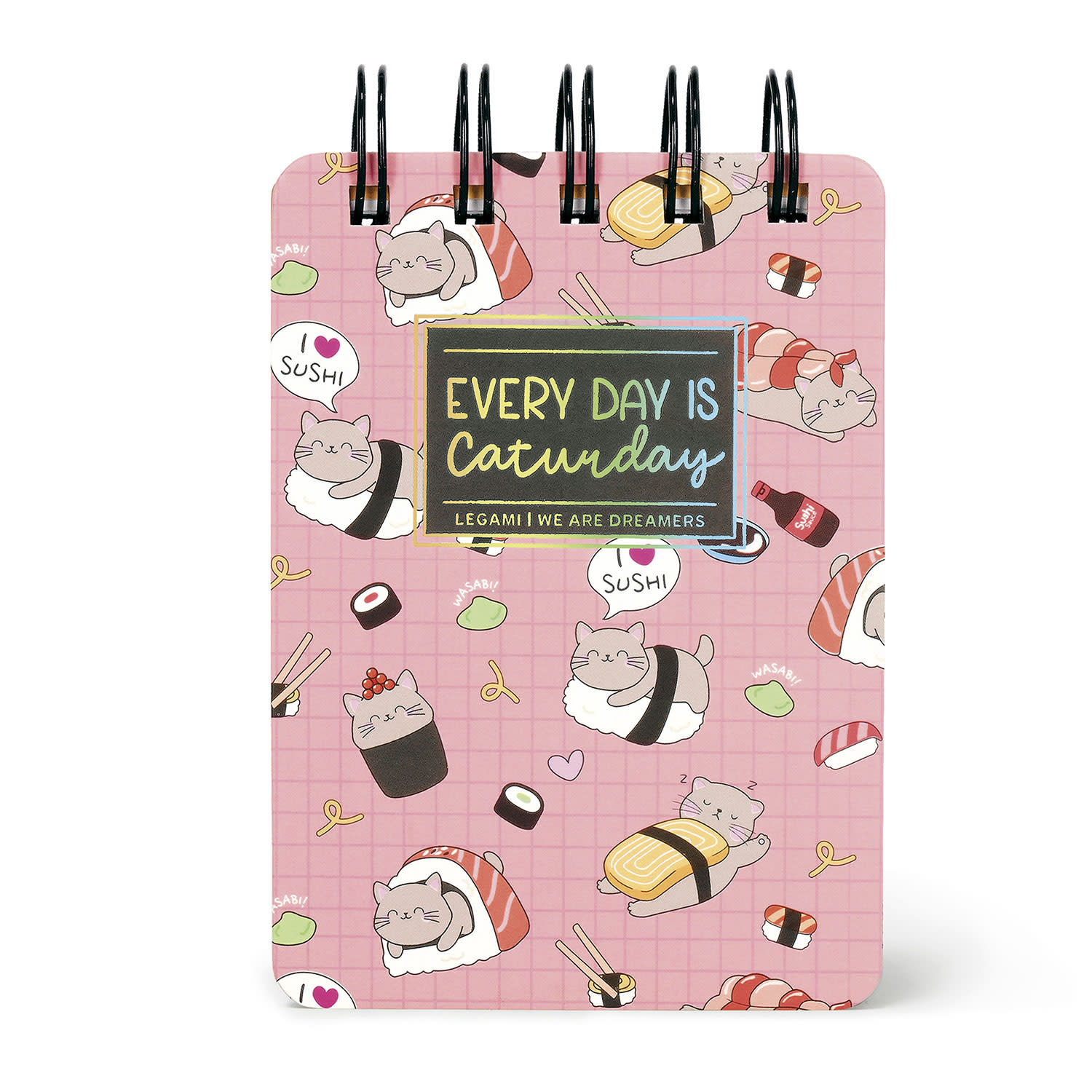 Legami Σημειωματάριο Σπιράλ Sushi Cat Mini