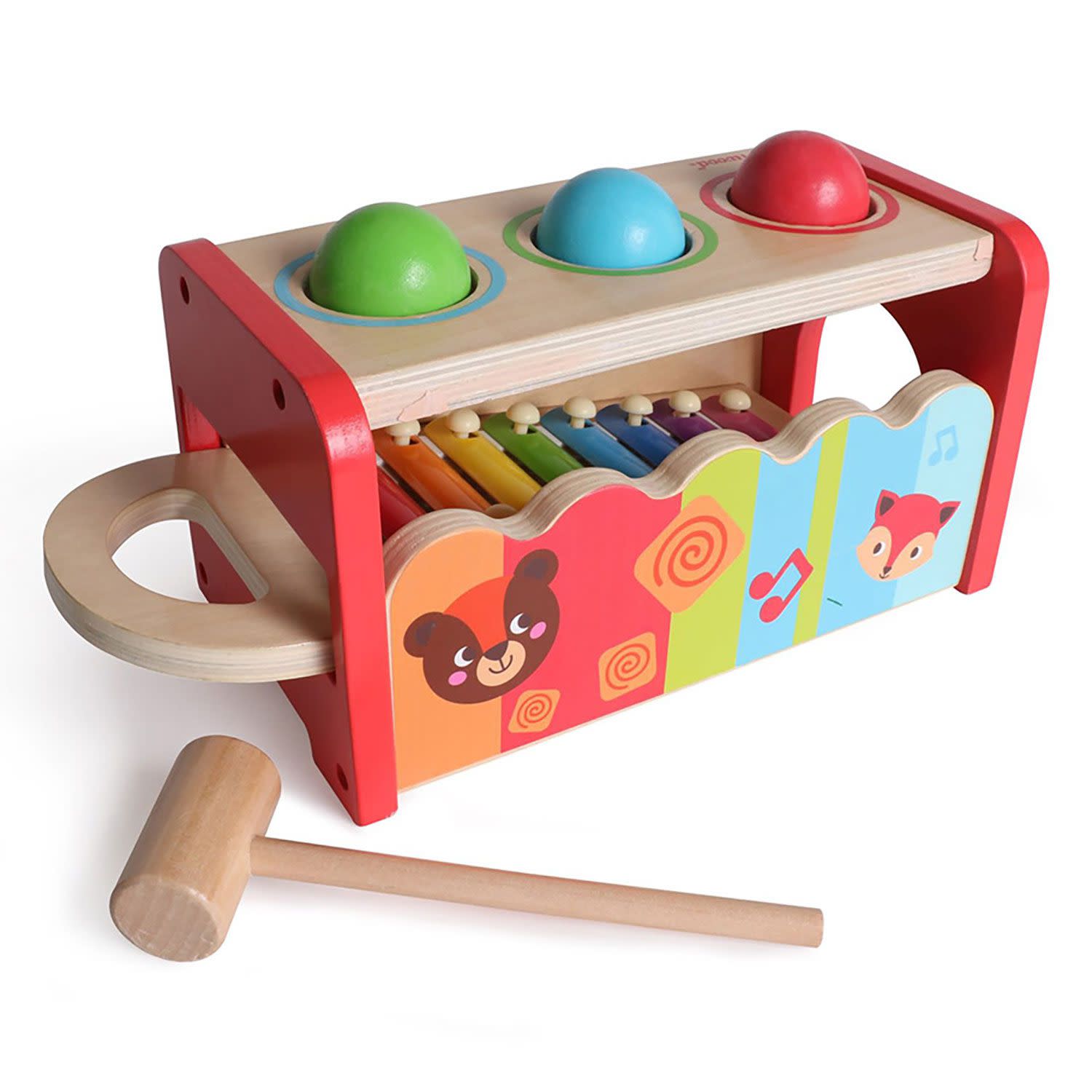 Εικόνα 2 του Iwood Ξύλινο ξυλόφωνο & μπάλες