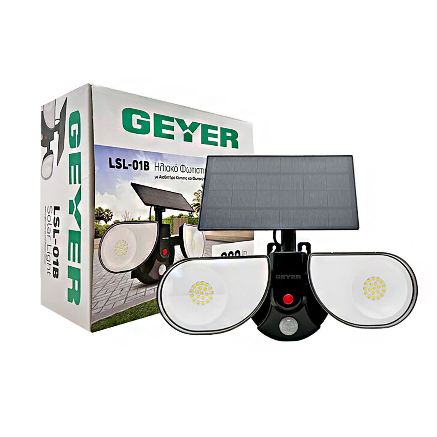 Geyer Ηλ. Φωτιστικό 6500Κ 800lm Owl IP65