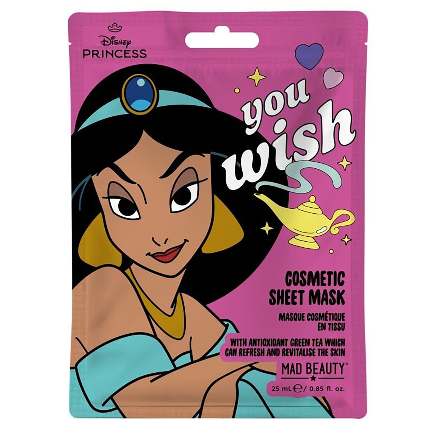 Mad Beauty Disney Princess Ενυδατική Μάσκα Προσώπου Jasmine