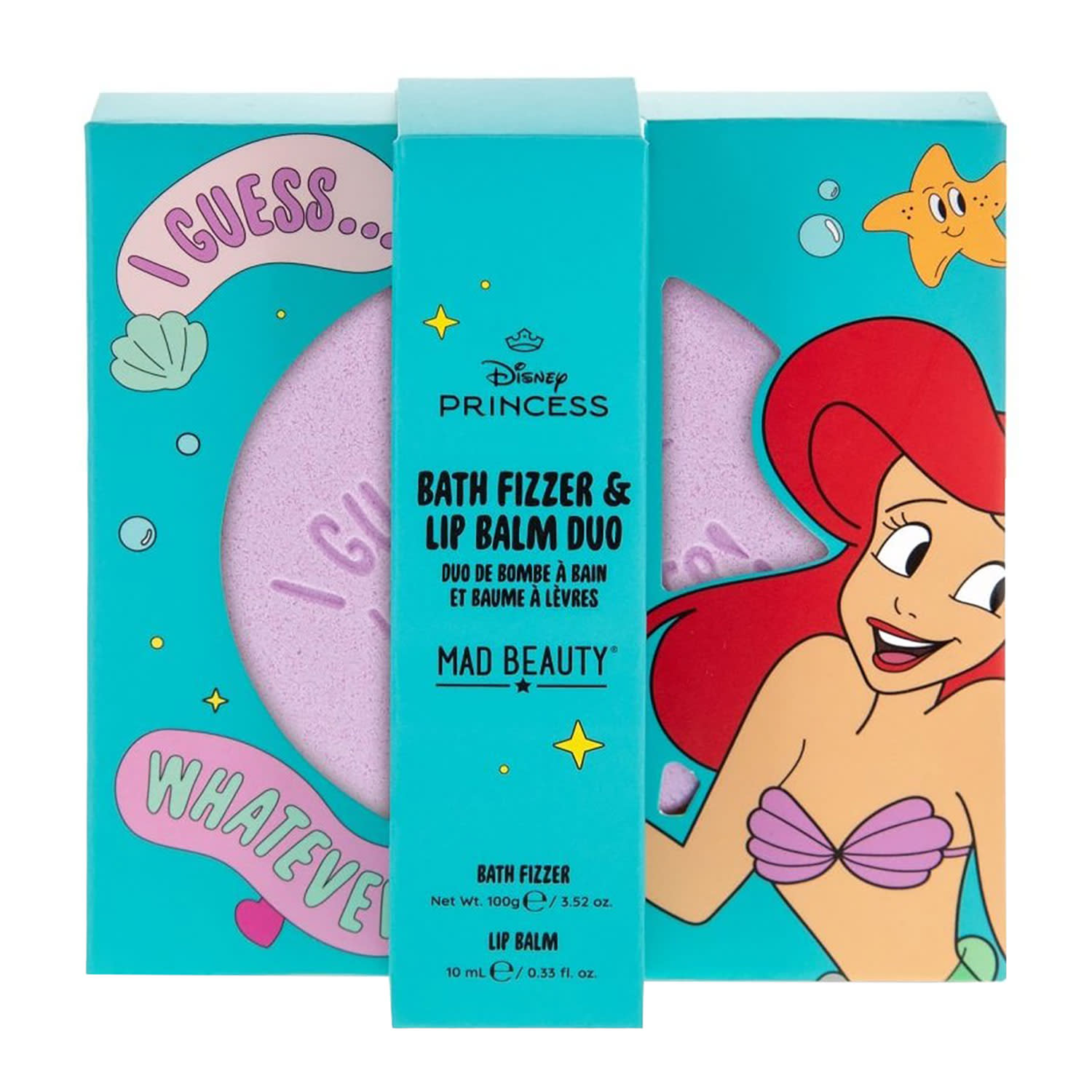 Εικόνα 1 του Mad Beauty Disney Princess Bath Fizzer & Lip Balm Ariel