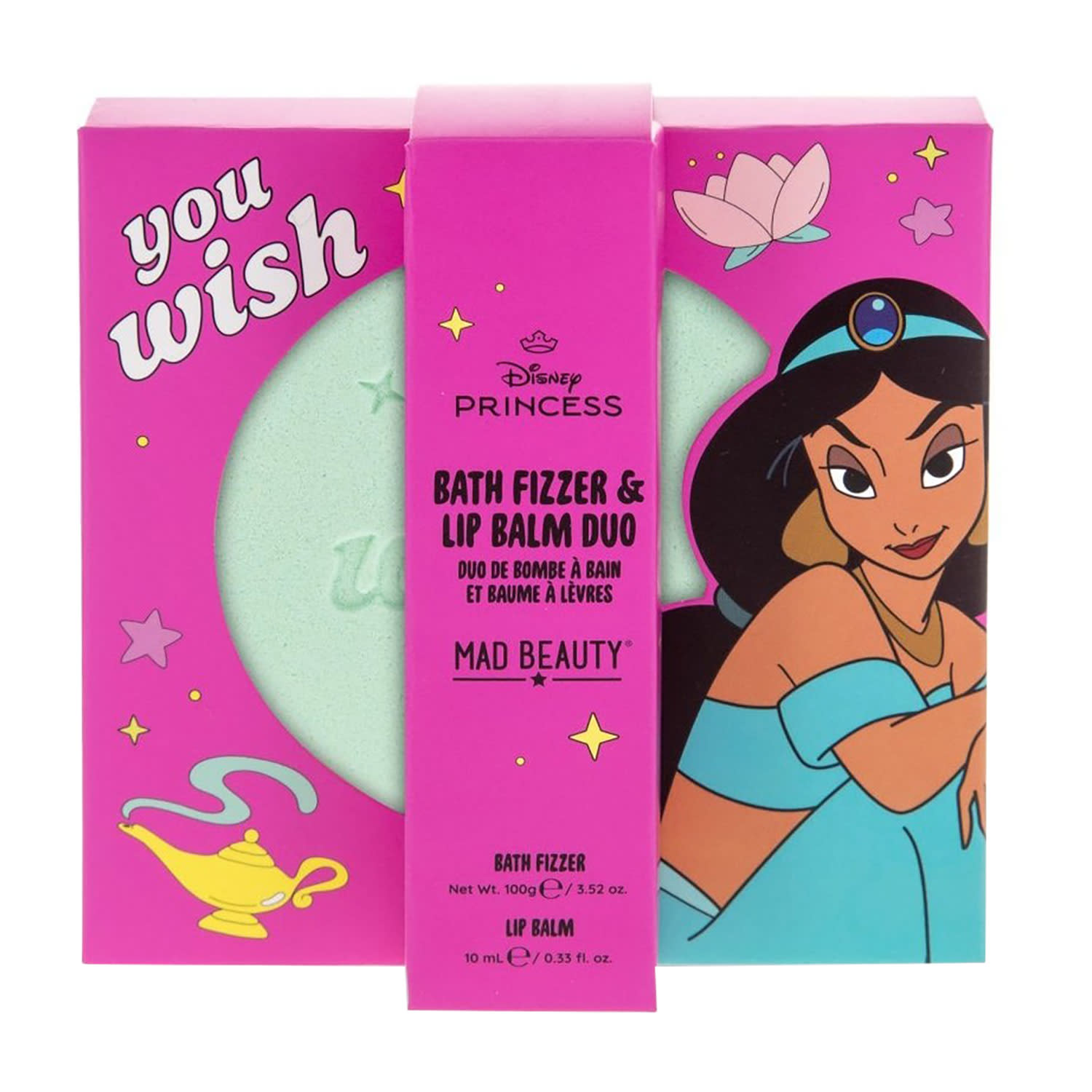 Mad Beauty Disney Princess Bath Fizzer & Lip Balm Jasmine