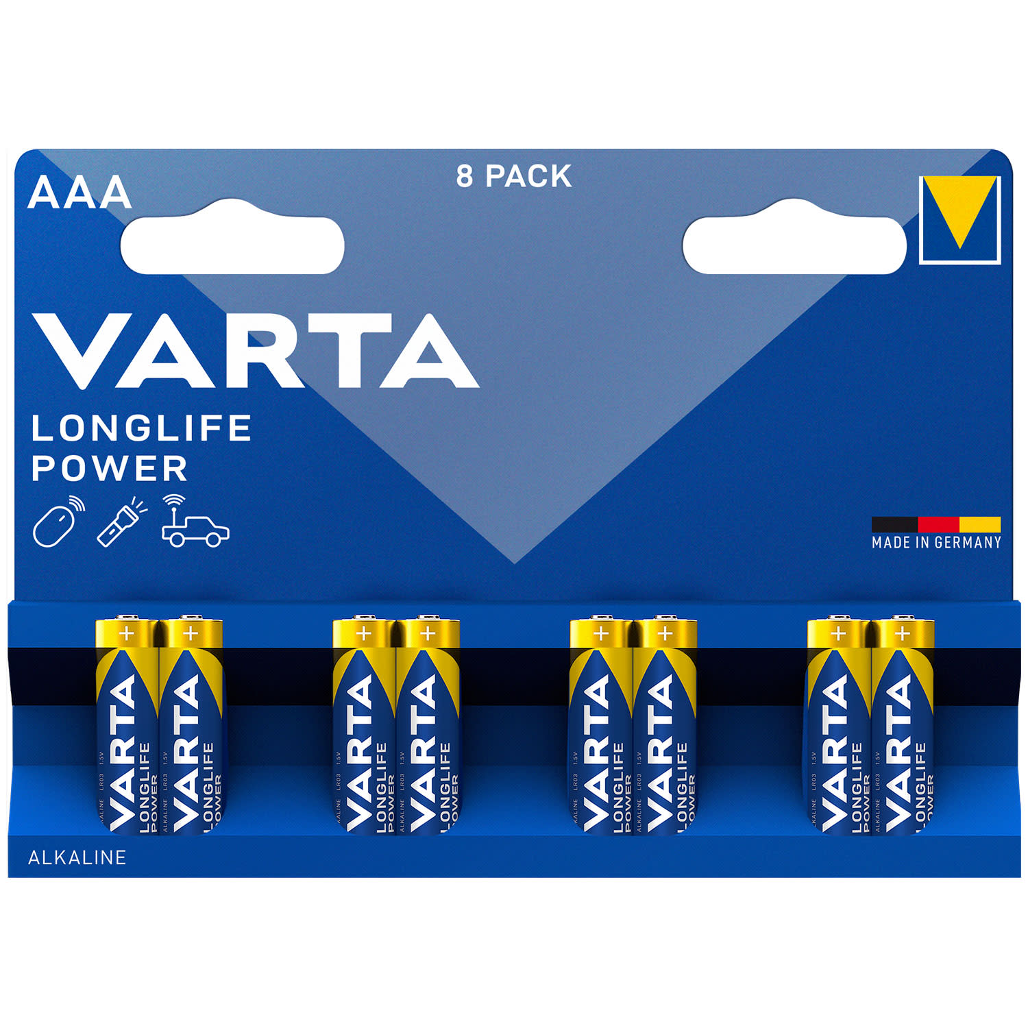 Varta Μπαταρίες Αλκαλικές Longlife Power AAA (8 τεμ.)