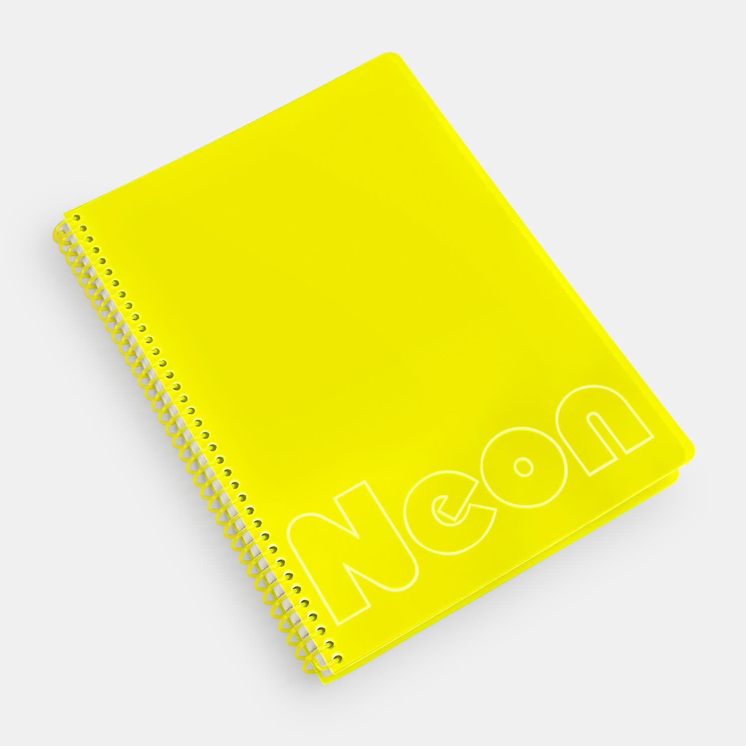 Εικόνα 3 του Sentio Τετράδιο Σπιράλ Α4 Neon Κίτρινο 80 φύλλων