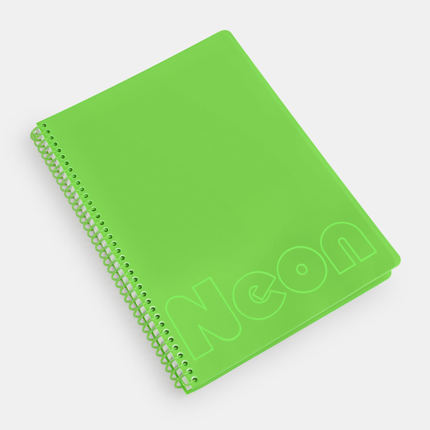 Εικόνα 3 του Sentio Τετράδιο Σπιράλ Α4 Neon Πράσινο 80 φύλλων