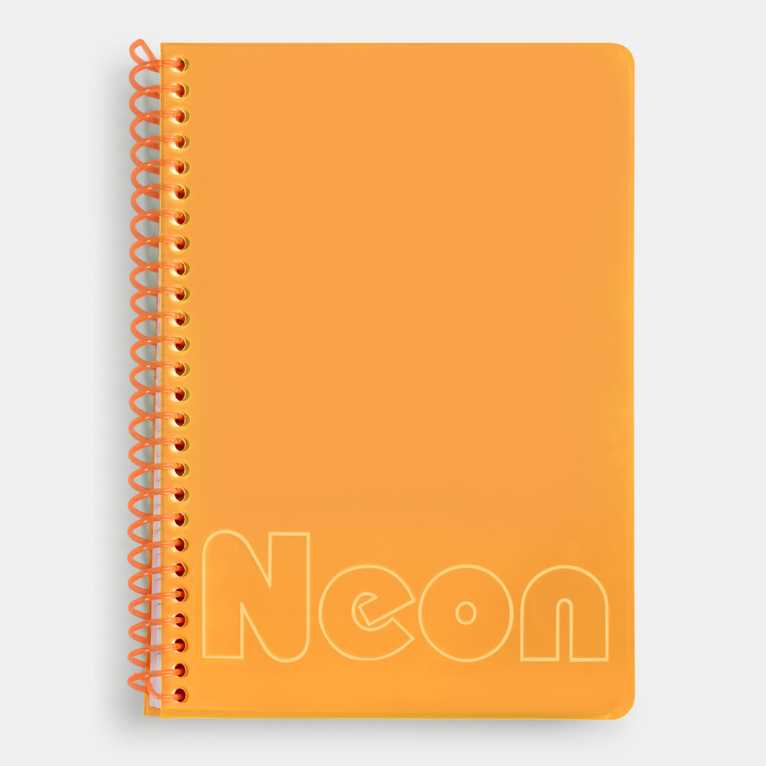 Sentio Τετράδιο Σπιράλ Α5 Neon Πορτοκαλί 80 φύλλων