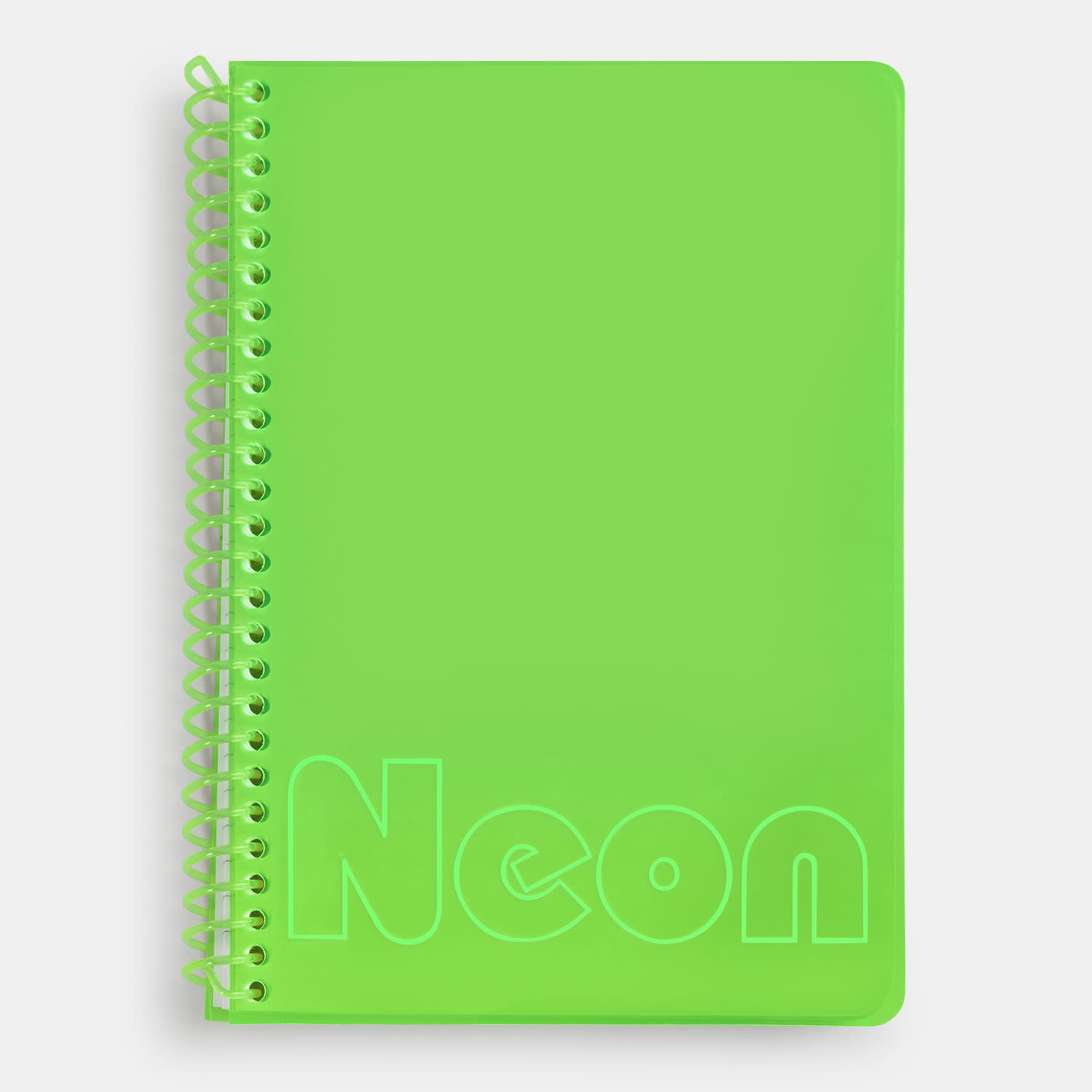 Sentio Τετράδιο Σπιράλ Α5 Neon Πράσινο 80 φύλλων