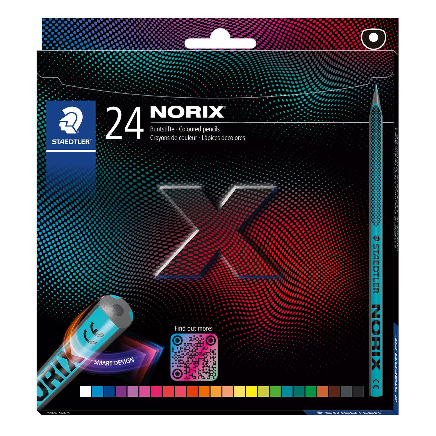 Εικόνα 1 του Staedtler Ξυλομπογιές Norix 24τεμ.