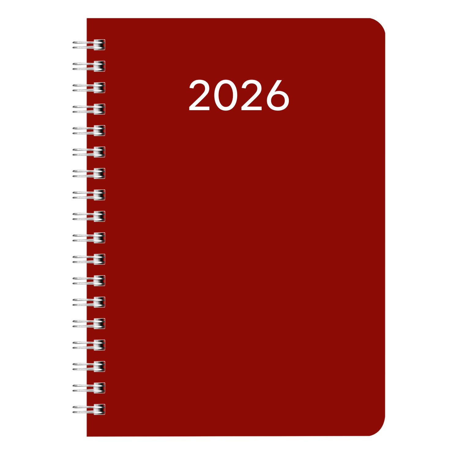 Εικόνα 1 του 2026 Ημερολόγιο Ημερήσιο Σπιραλ 14Χ21, 10 Μαύρο