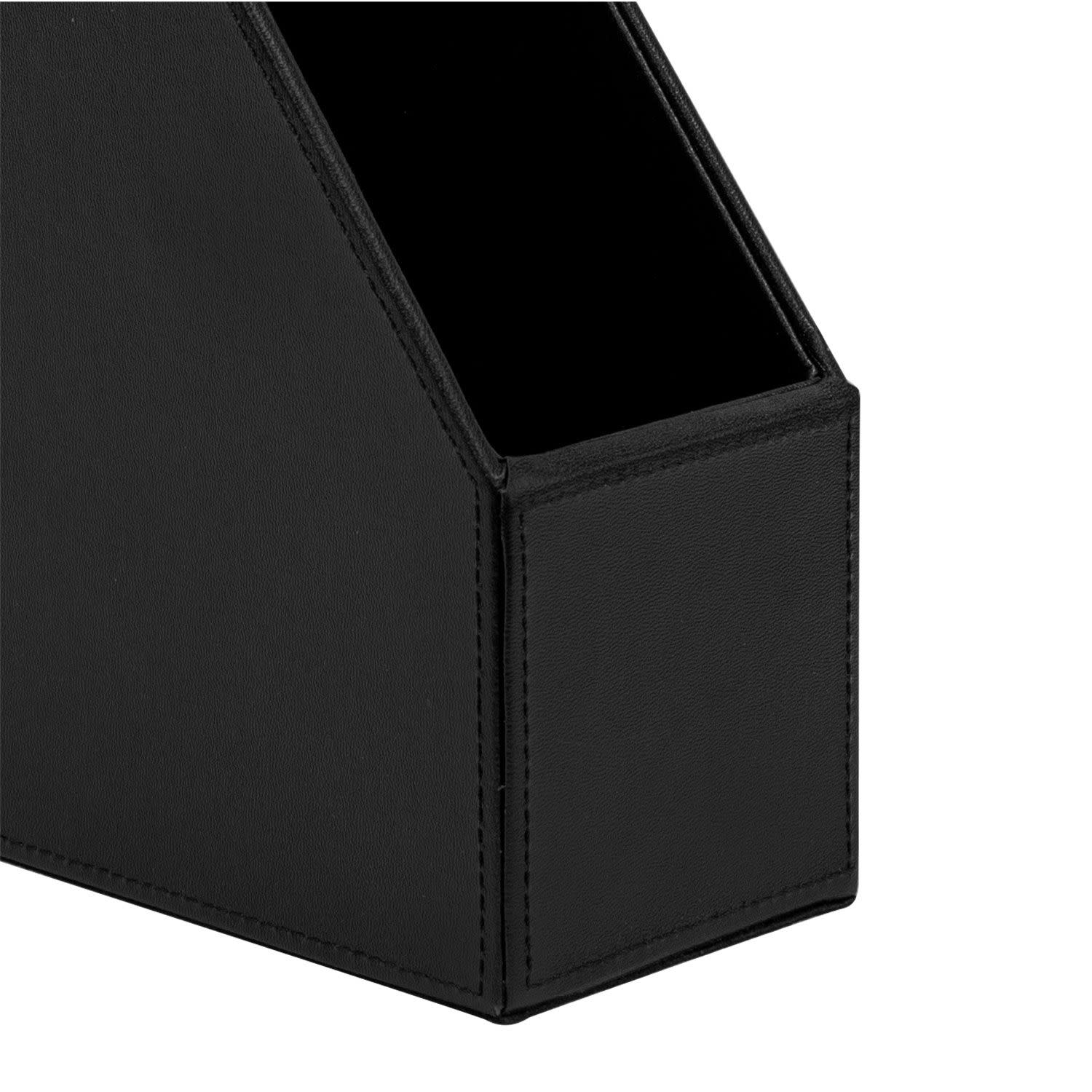 Εικόνα 3 του Osco Θήκη Περιοδικών Δερματίνη Μαύρη