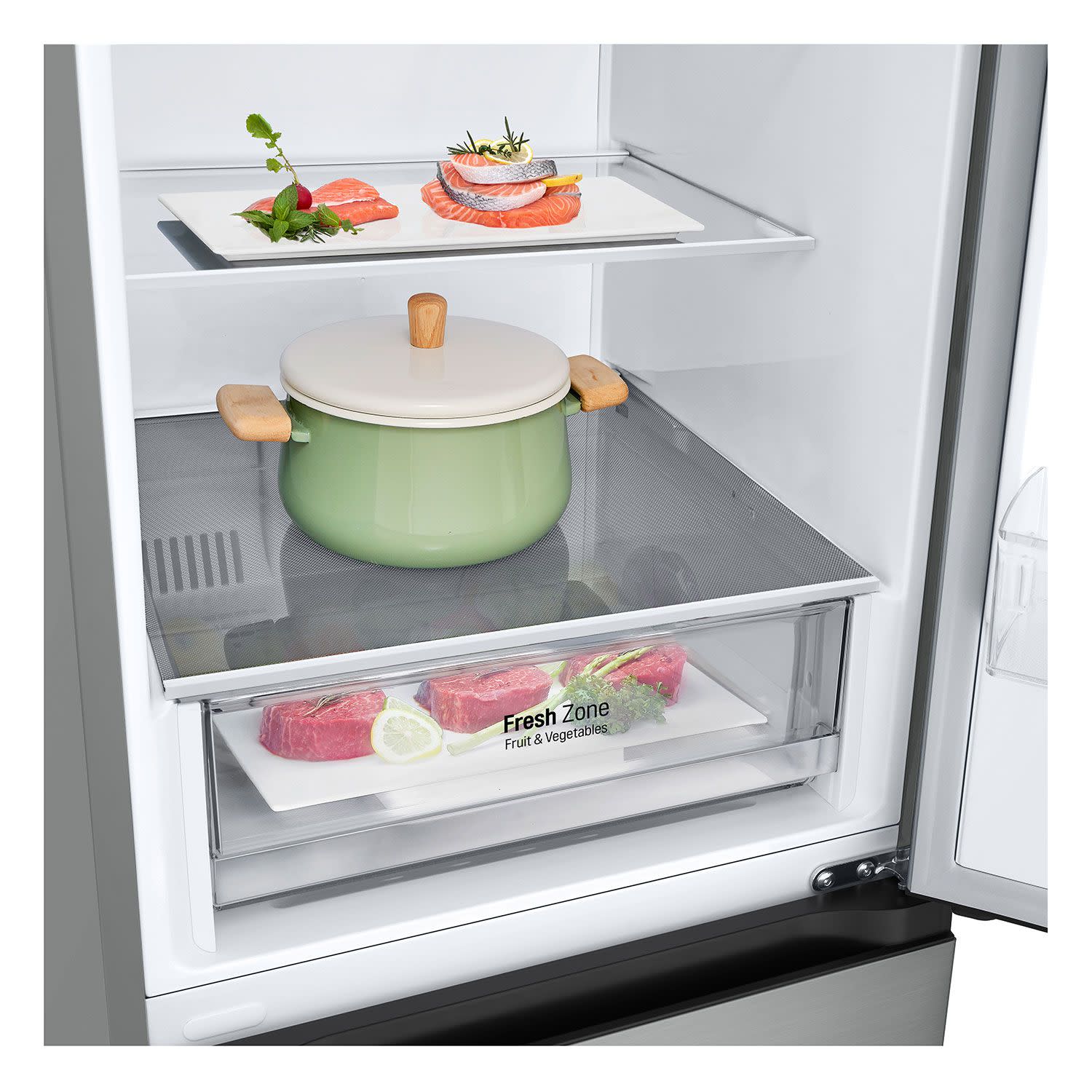 Εικόνα 8 του LG GBV21L0EPY Ψυγειοκαταψύκτης Ασημί