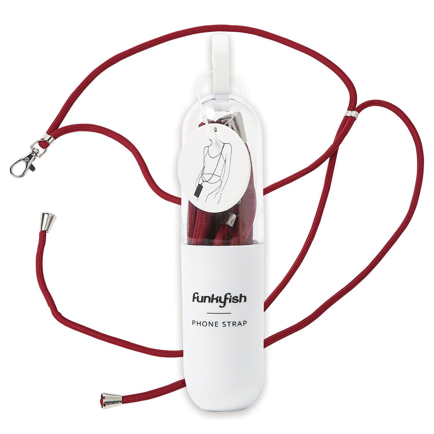 Εικόνα 1 του Funkyfish Λουράκι για Κινητό Cherry Blossom Κόκκινο