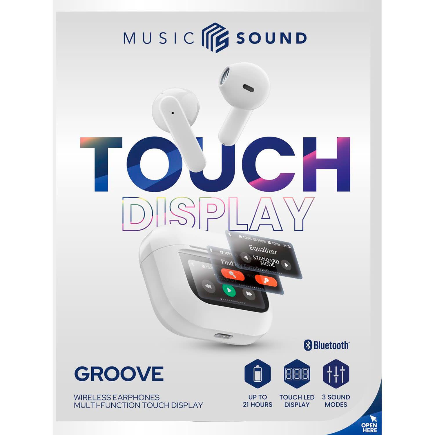 Εικόνα 4 του Cellularline Bluetooth Truly Wireless Music Sound Groove Λευκό