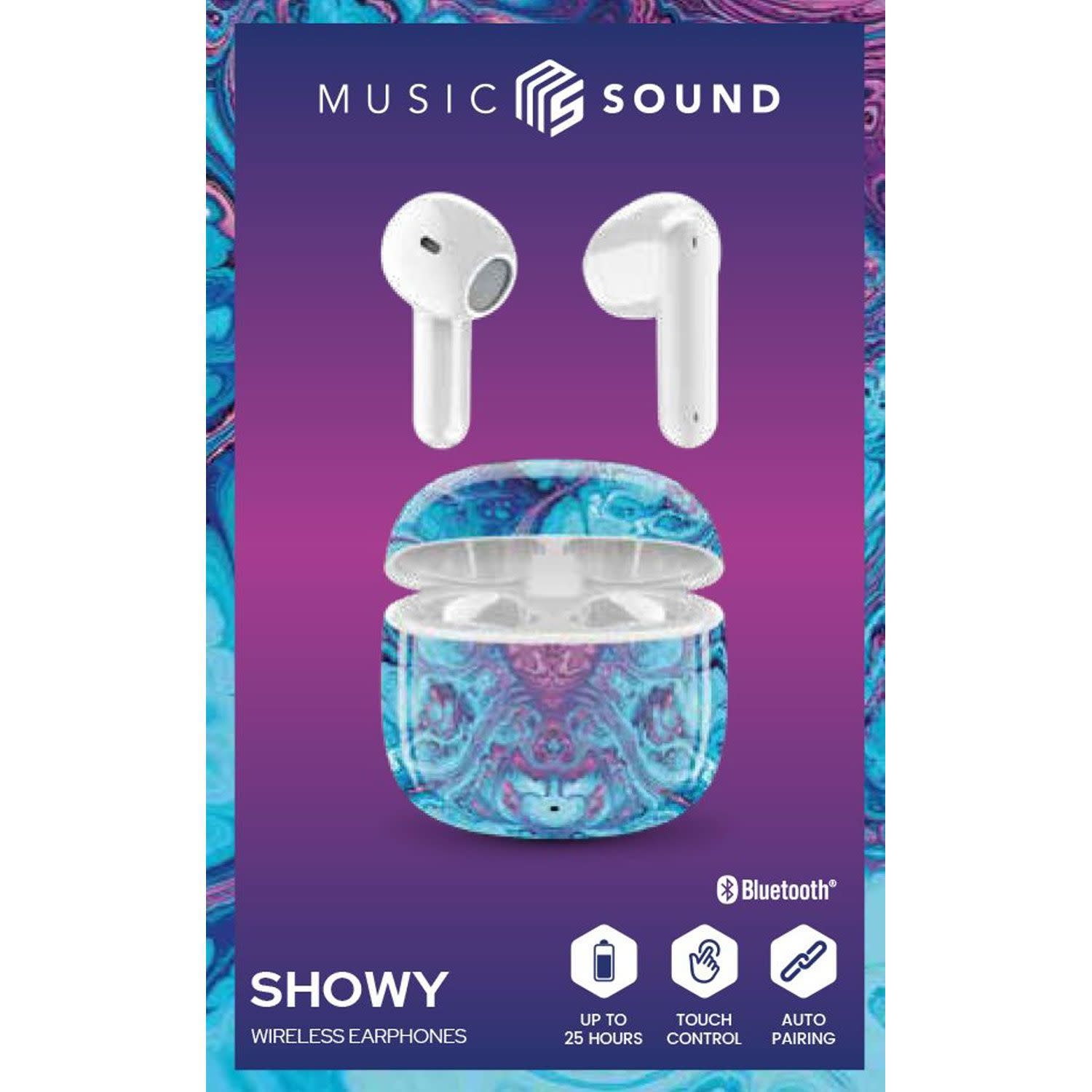Εικόνα 3 του Cellularline Bluetooth Truly Wireless Music Sound Showy Blue Waves