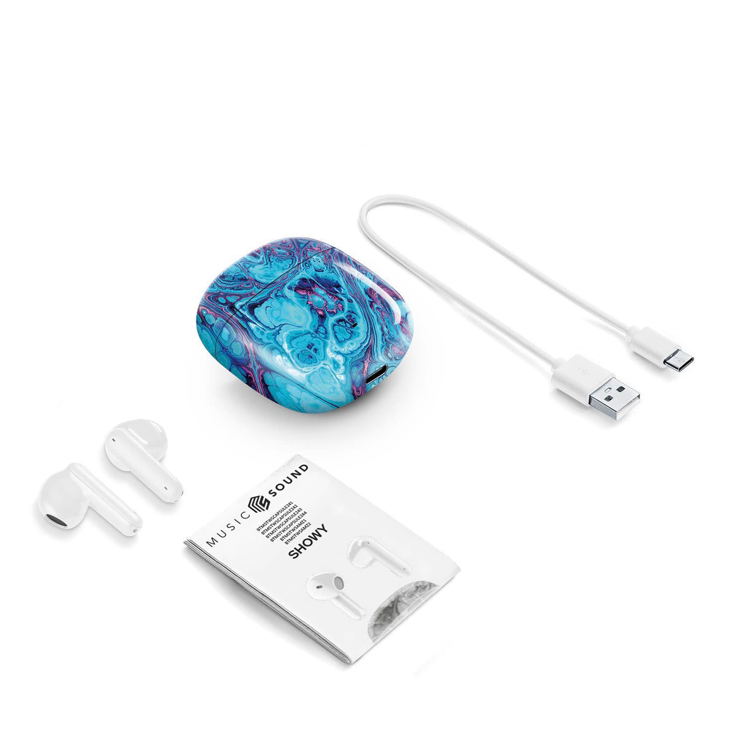 Εικόνα 4 του Cellularline Bluetooth Truly Wireless Music Sound Showy Blue Waves