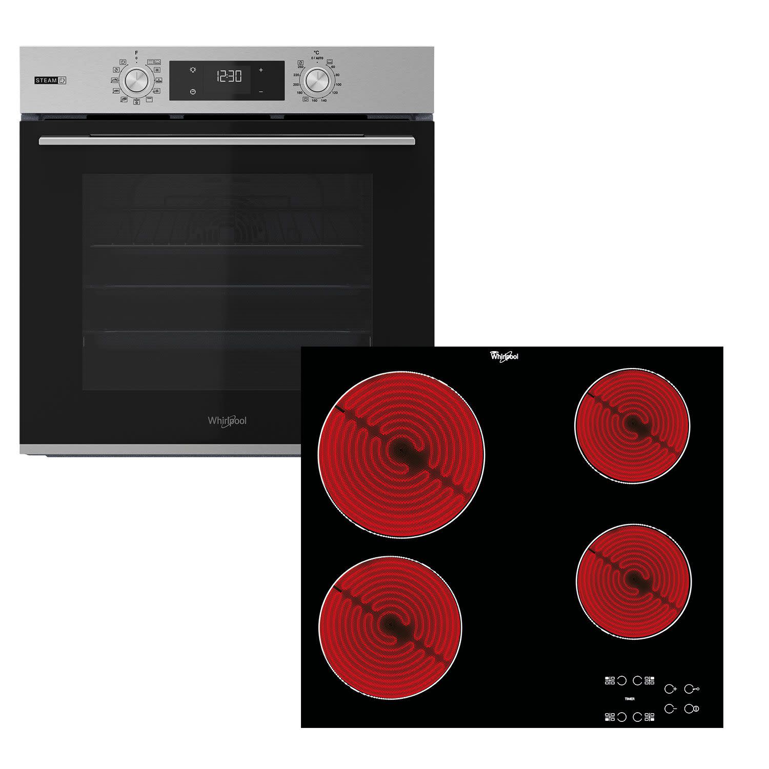 Whirlpool OMSK58HU1SX + AKT 8090/NE Σετ εντοιχισμού