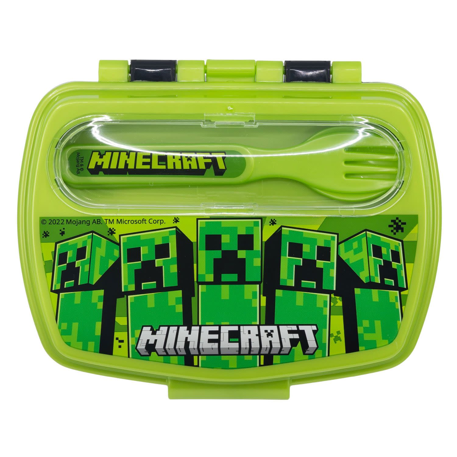 Κάνε κλικ για να δεις την εικόνα 1 του Minecraft Πλαστικό Δοχειο Φαγητού Με Κουτάλι & Πιρούνι