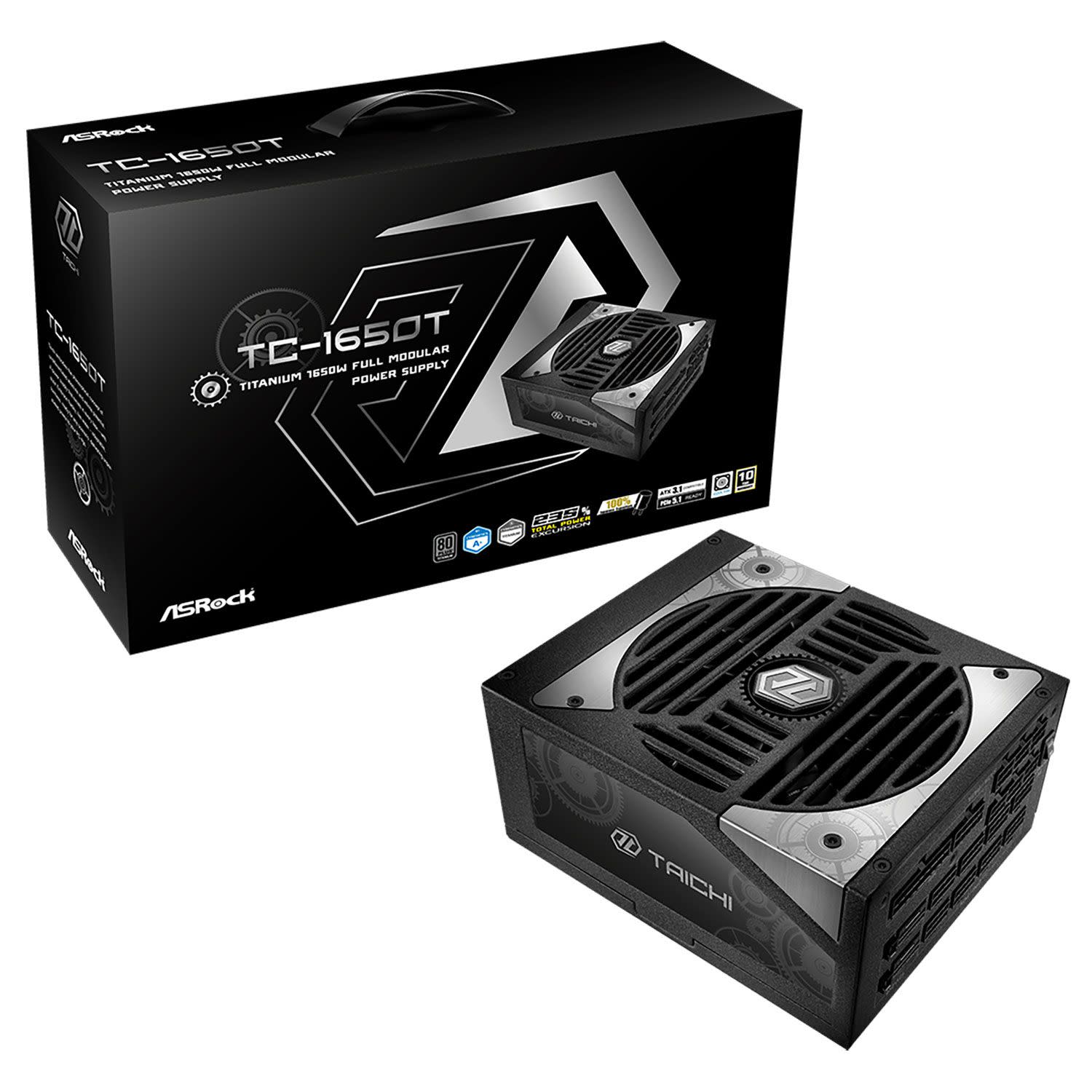 Κάνε κλικ για να δεις την εικόνα 1 του PSU Asrock Taichi 1650W 80 Plus Titianium