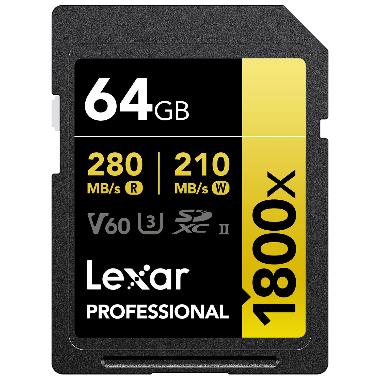 Εικόνα 1 του Lexar Professional 1800x SDXC 64GB