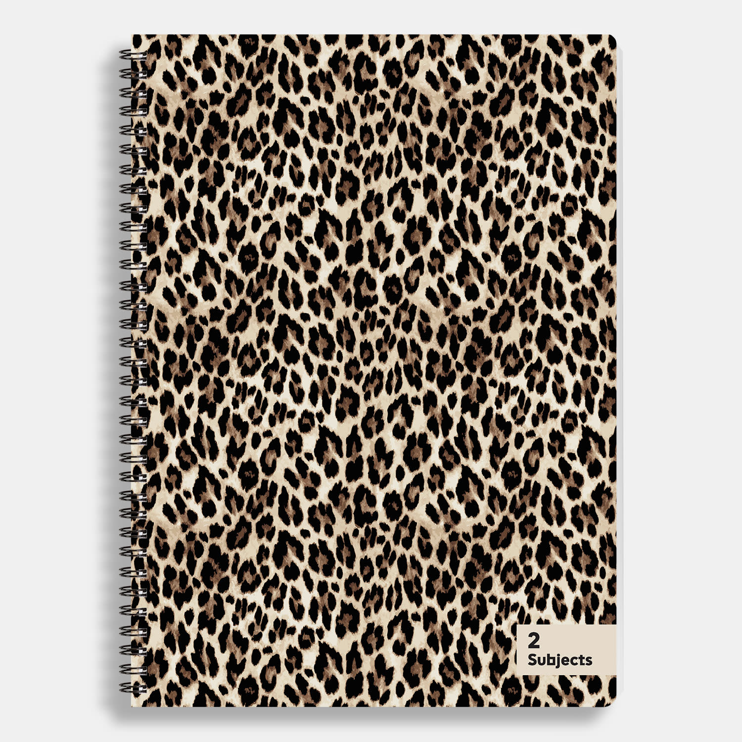 Εικόνα 1 του Sentio Τετράδιο Σπιράλ Α4 2 Θεμάτων Leopard 70 Φύλλα
