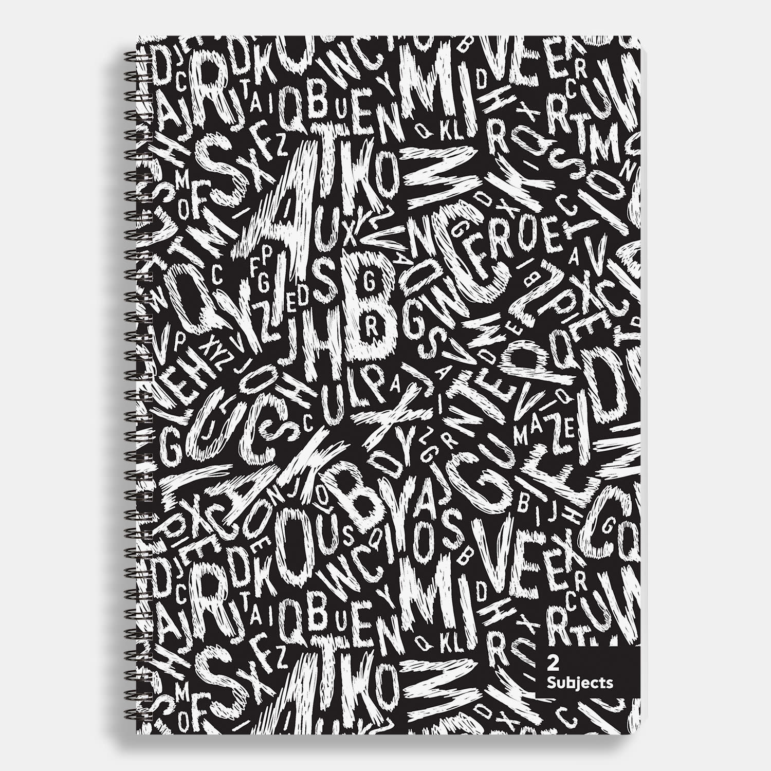 Εικόνα 1 του Sentio Τετράδιο Σπιράλ Α4 2 Θεμάτων Letters 70 Φύλλα