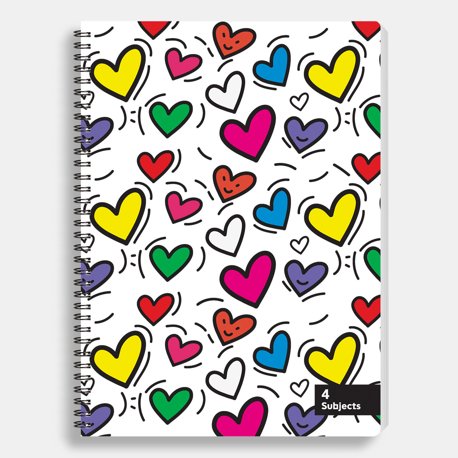 Sentio Τετράδιο Σπιράλ Α4 4 Θεμάτων Colors 140 Φύλλα