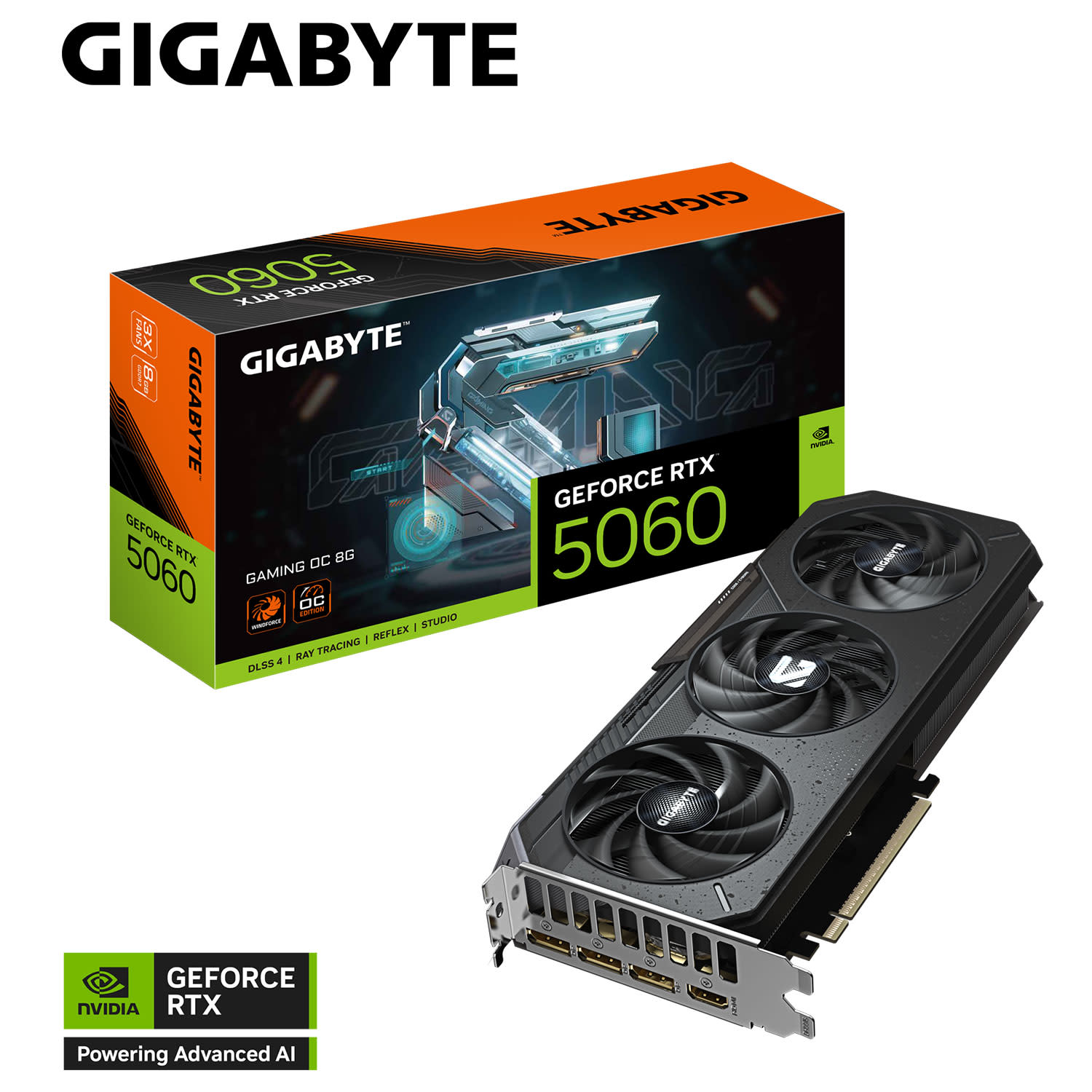 Gigabyte VGA GeForce RTX 5060 GAMING OC 8 GB