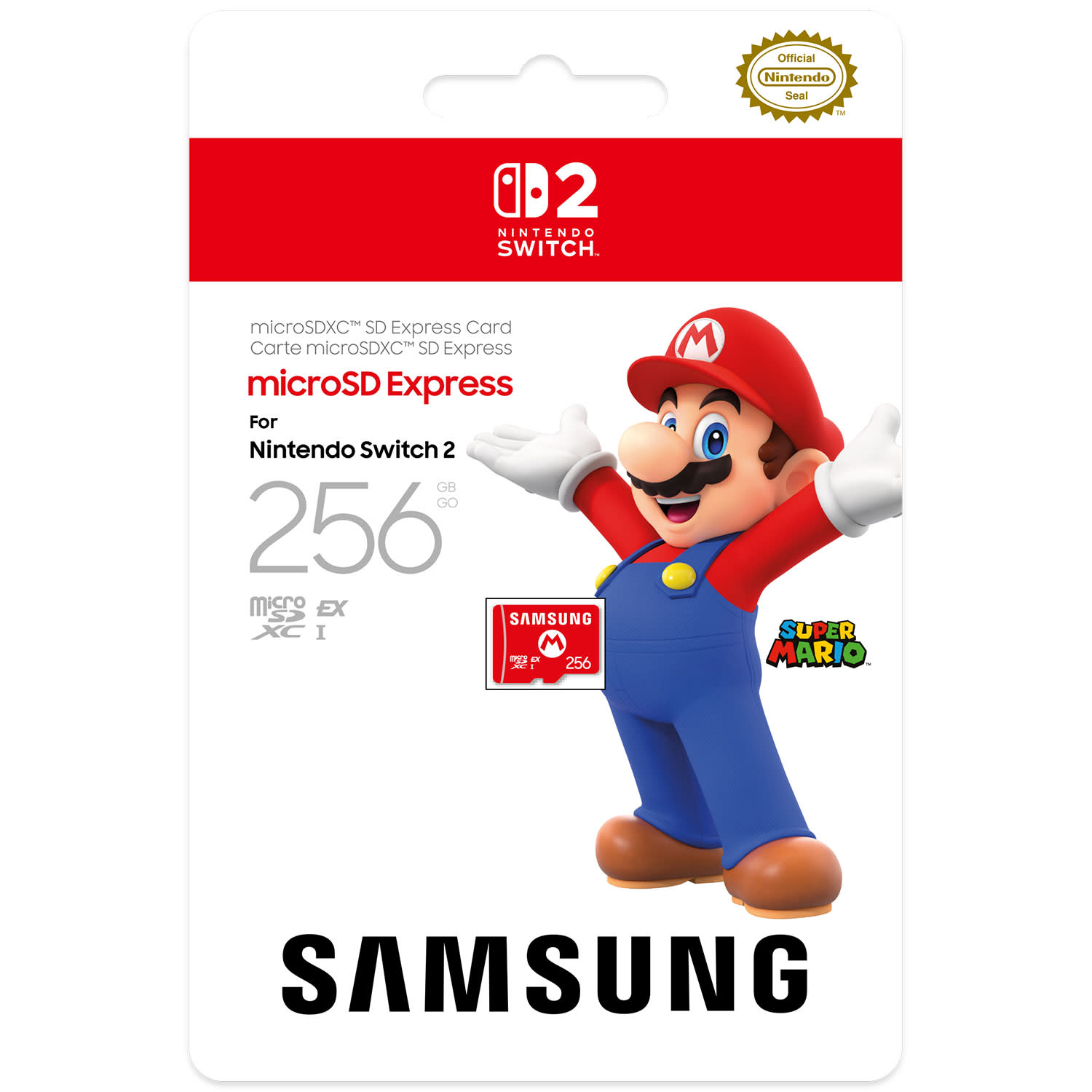 Samsung MicroSD Express Card 256GB Mario