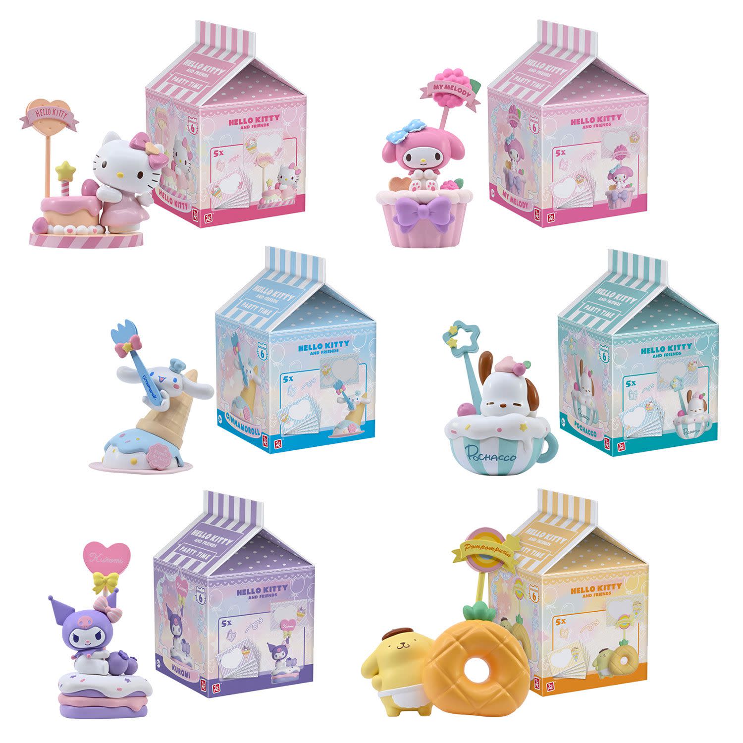 YUME Hello Kitty Memo Stand Party Time Series