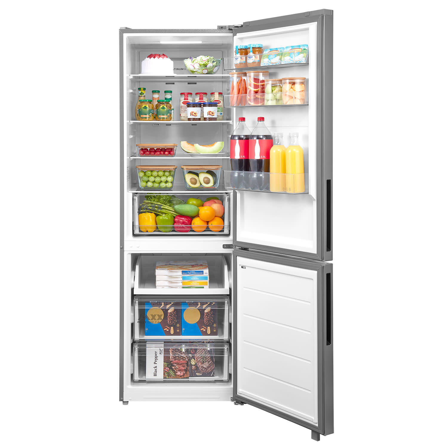 Εικόνα 3 του Midea MDRB548MME46 Ψυγειοκαταψύκτης Inox