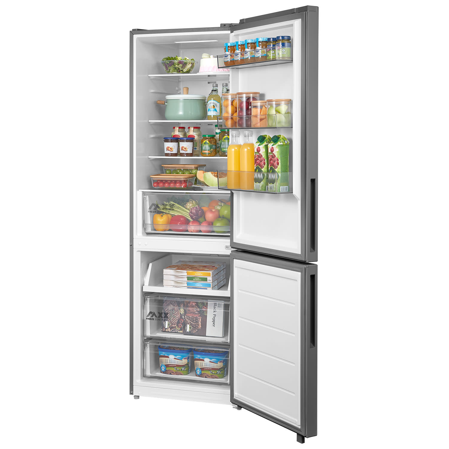 Εικόνα 9 του Midea MDRB548MME46 Ψυγειοκαταψύκτης Inox