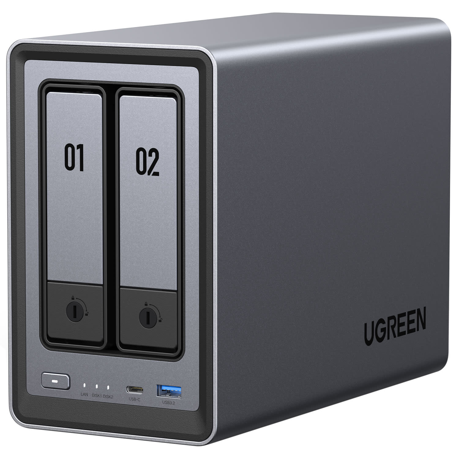 Εικόνα 2 του Ugreen DXP2800 NAS & 2x 4TB WD Red Plus