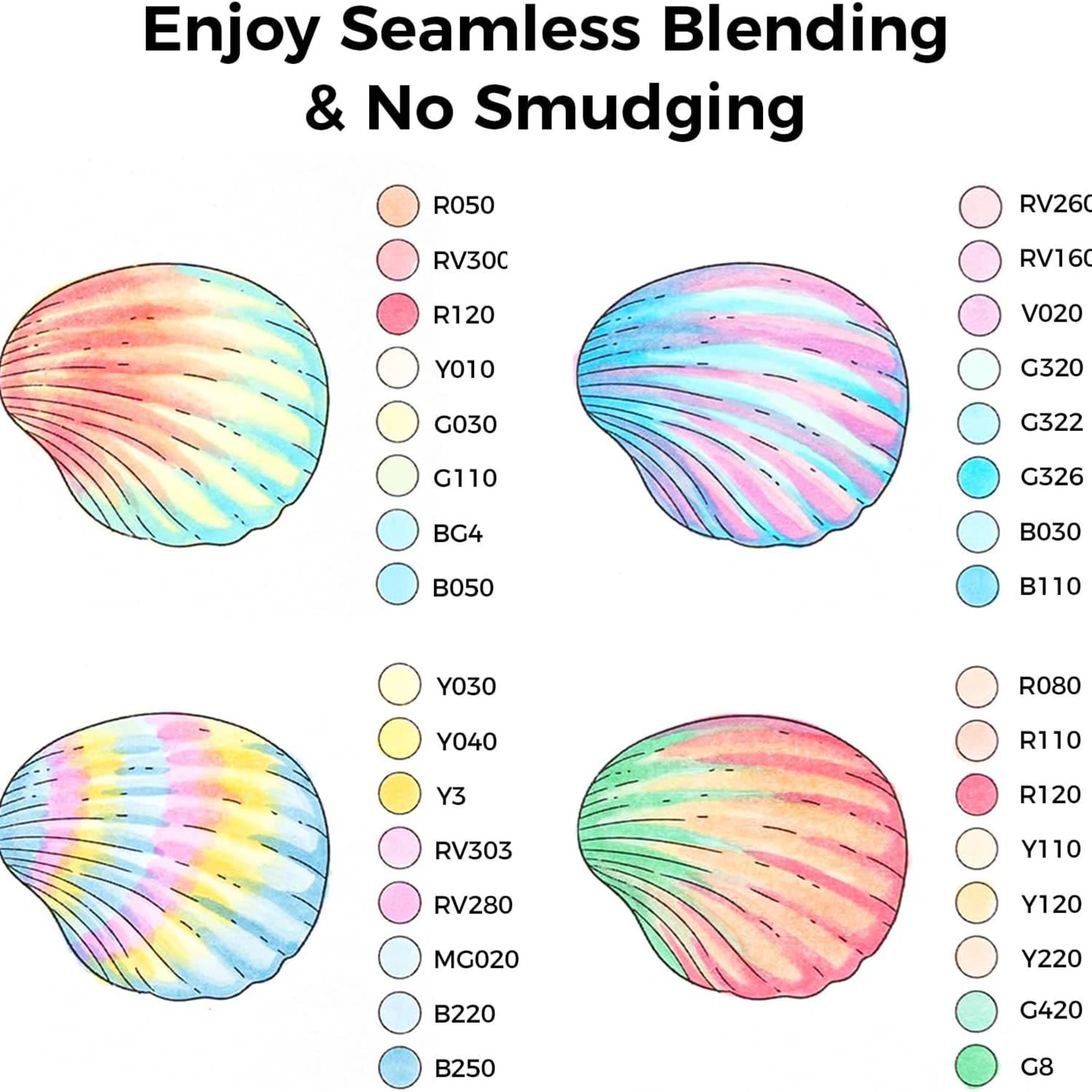 Εικόνα 3 του Ohuhu Μαρκαδόροι Ζωγραφικής Honolulu Pastel με διπλή μύτη Brush & Chisel 48τεμ