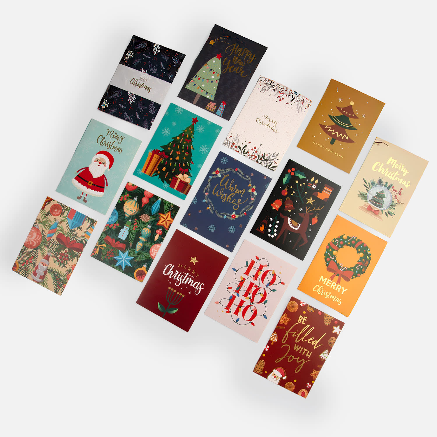 Εικόνα 3 του Sentio Χριστουγεννιάτικες Ευχετήριες Κάρτες Σετ 15τεμ.