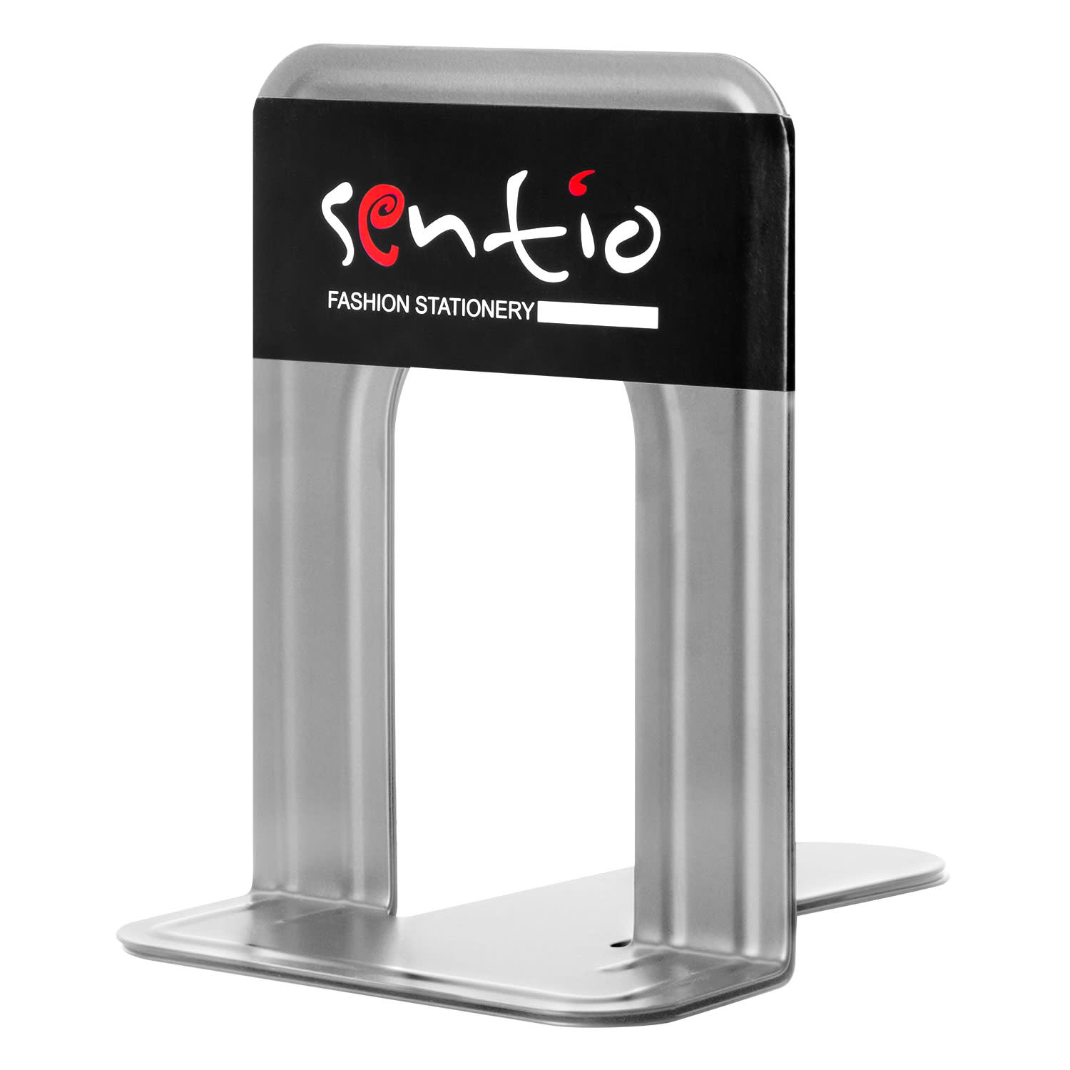 Κάνε κλικ για να δεις την εικόνα 1 του Sentio Βιβλιοστάτης Μεταλλικός Σετ 2 Τεμ. Ασημί